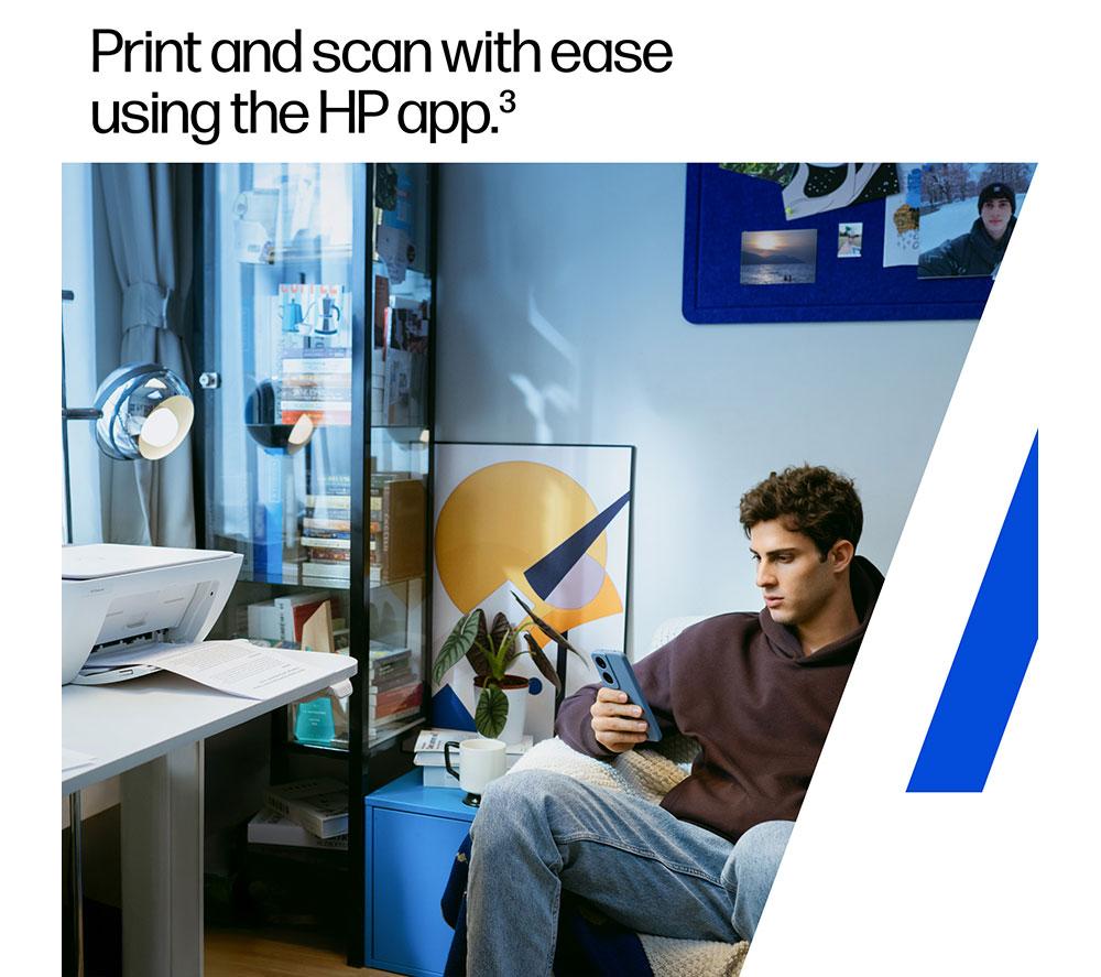 HP DeskJet 2922 All-in-One Wireless Inkjet Printer | Scan & Copy | 3 Months Free Instant Ink image number 9 of 20