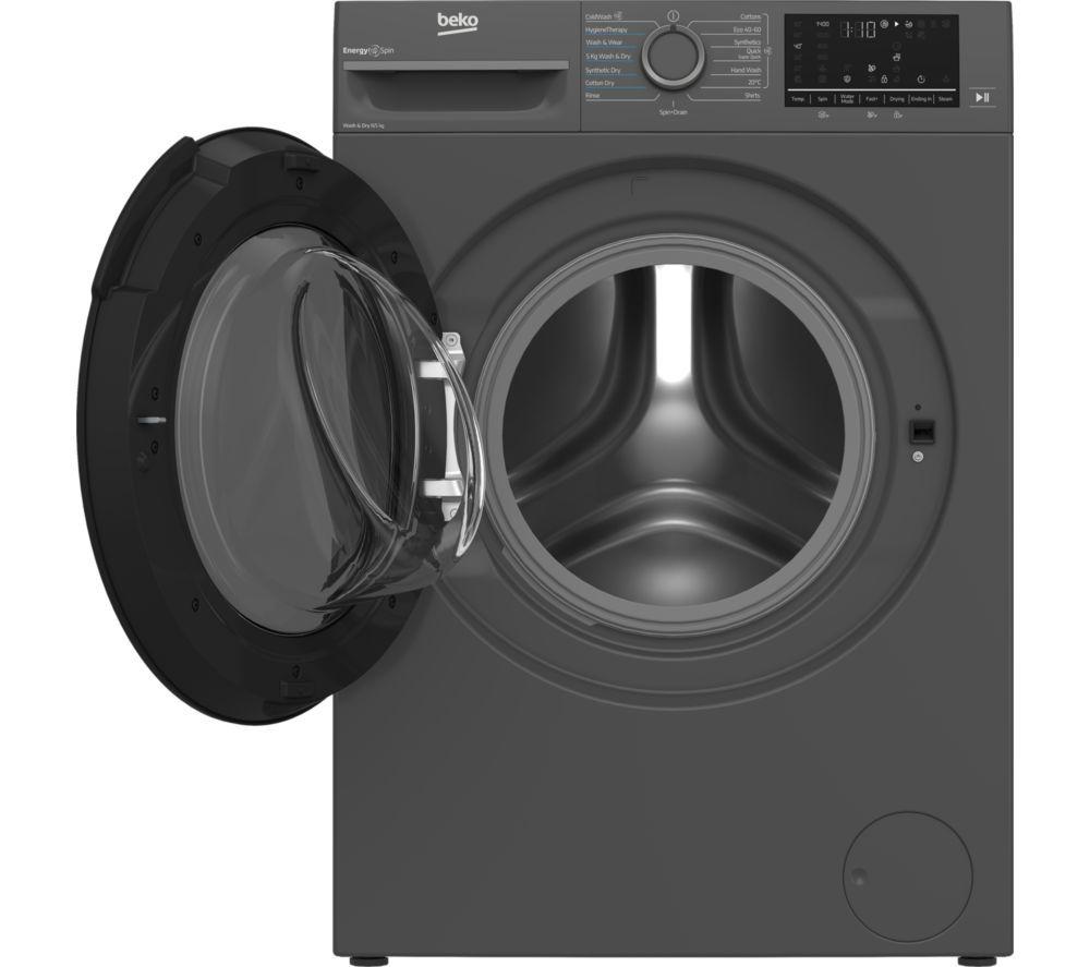BEKO Pro EnergySpin BM3DT68342A 8 kg Washer Dryer - Anthracite image number 3 of 6