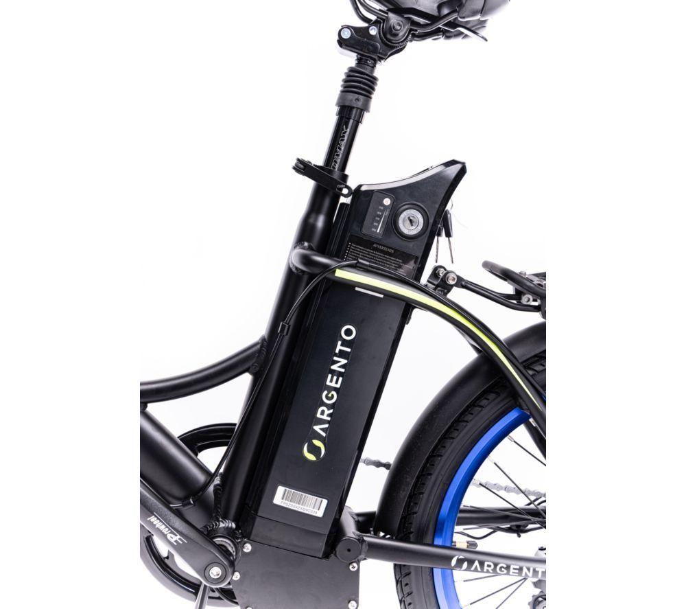 ARGENTO Piuma Electric Folding Bike - Blue image number 9 of 12