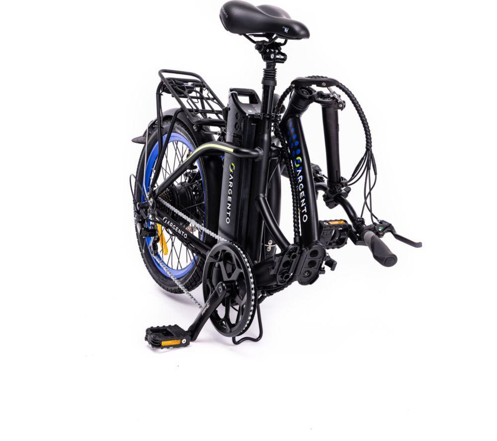 ARGENTO Piuma Electric Folding Bike - Blue image number 11 of 12