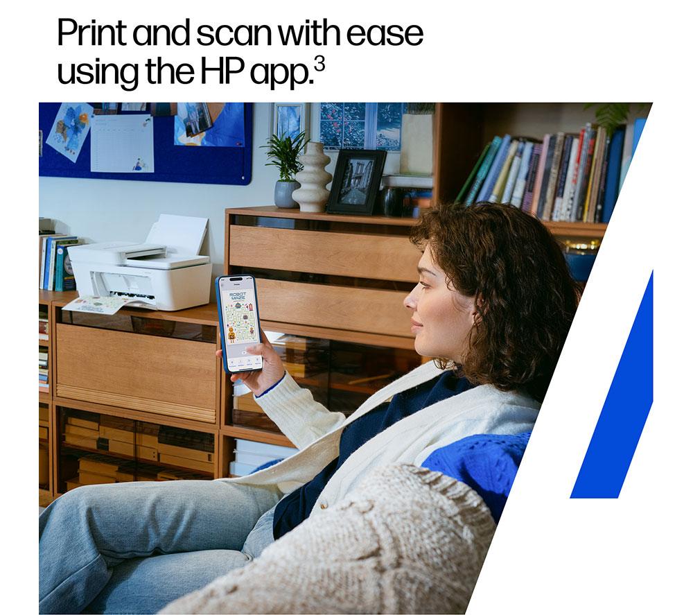 HP DeskJet 4322 All-in-One Wireless Inkjet Printer | Scan & Copy | 5 Months Free Instant Ink image number 6 of 23