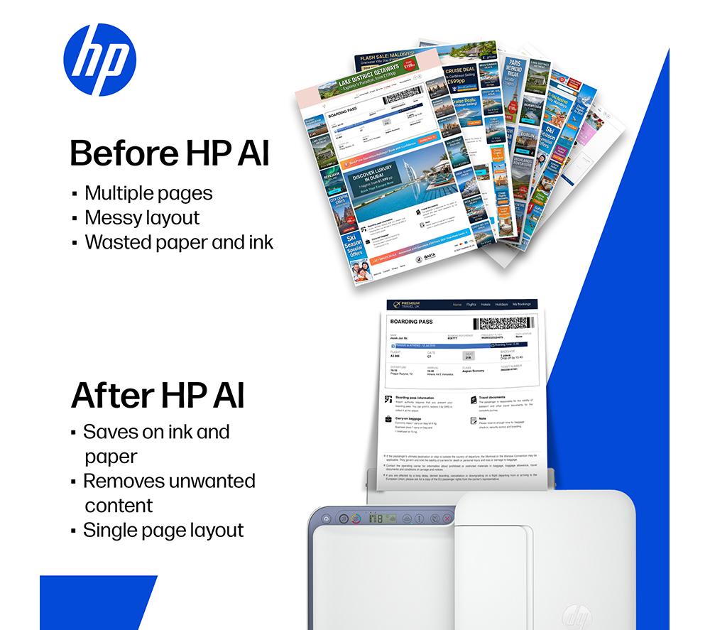 HP DeskJet 4322 All-in-One Wireless Inkjet Printer | Scan & Copy | 5 Months Free Instant Ink image number 15 of 23