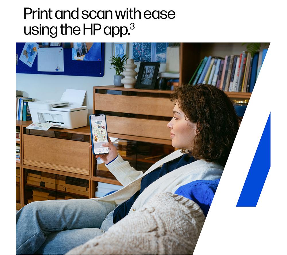 HP DeskJet 4322 All-in-One Wireless Inkjet Printer | Scan & Copy | 5 Months Free Instant Ink image number 7 of 20