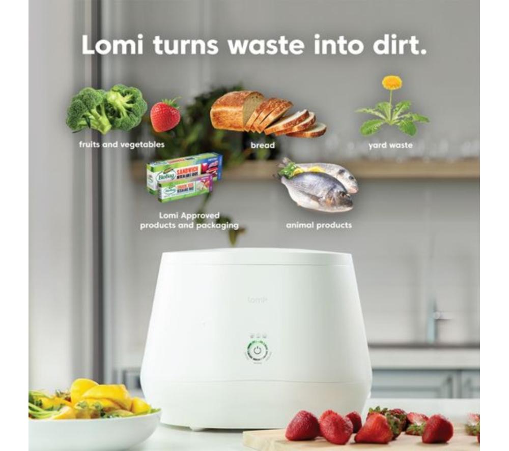 LOMI Smart Waste Kitchen Composter - White image number 5 of 13