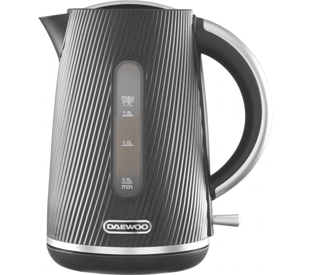 DAEWOO Cascade SDA2911GE Jug Kettle and 2-Slice Toaster Bundle - Black image number 2 of 7