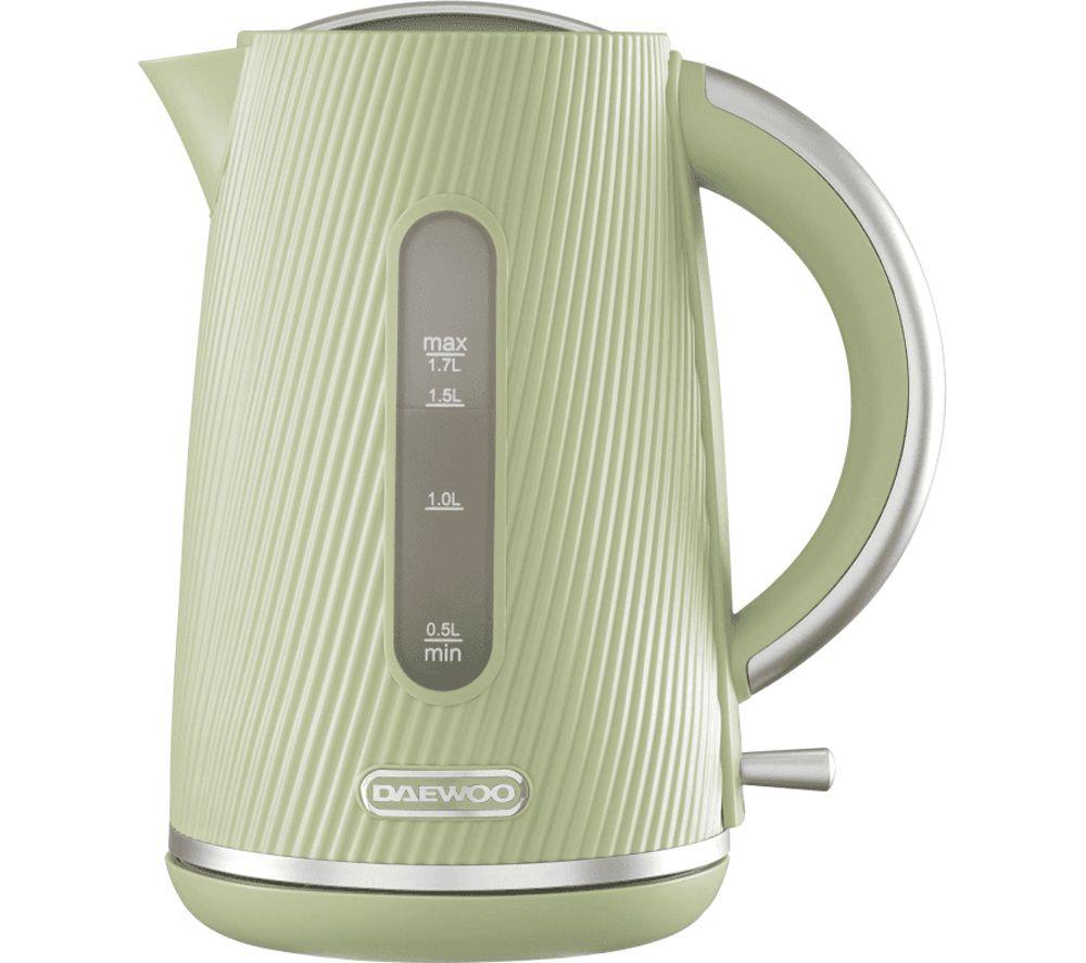 DAEWOO Cascade SDA2911GE Jug Kettle and 2-Slice Toaster Bundle - Green image number 2 of 8