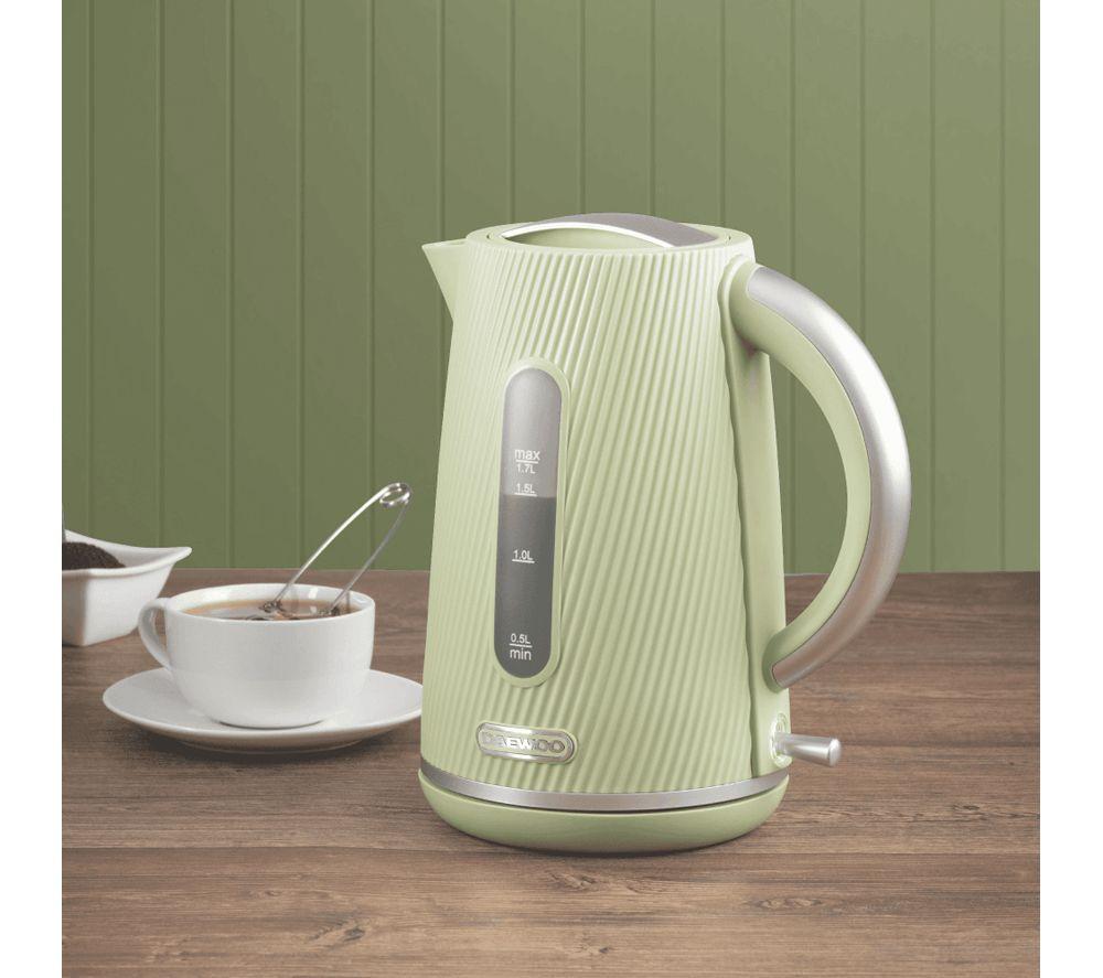 DAEWOO Cascade SDA2911GE Jug Kettle and 2-Slice Toaster Bundle - Green image number 6 of 8