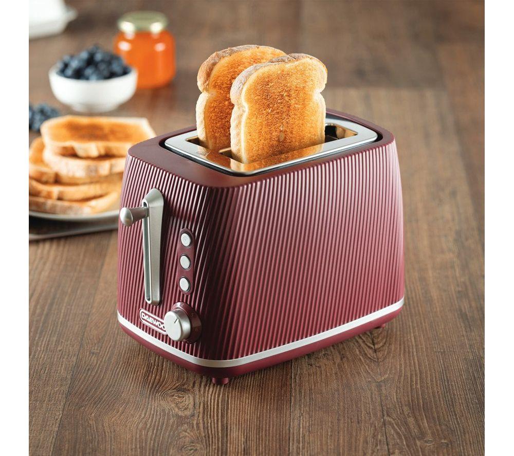 DAEWOO Cascade SDA2911GE Jug Kettle and 2-Slice Toaster Bundle - Ruby Red image number 4 of 8