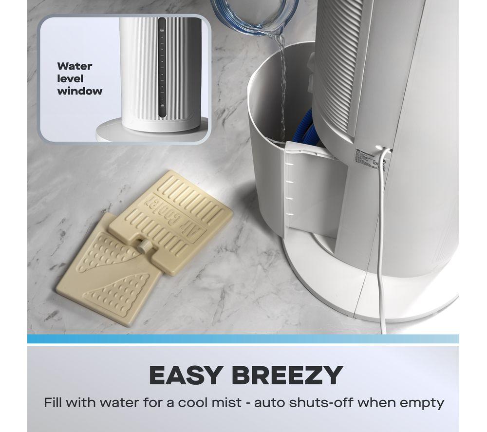 DAEWOO COL1651GE 3-in-1 Air Cooler & Humidifier Tower Fan - White image number 3 of 7