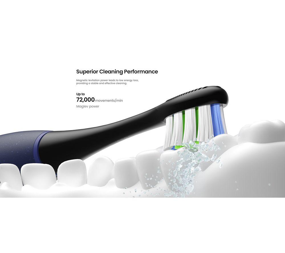 OCLEAN X Lite S Electric Toothbrush - Pack of 2, Blue & Grey image number 4 of 10