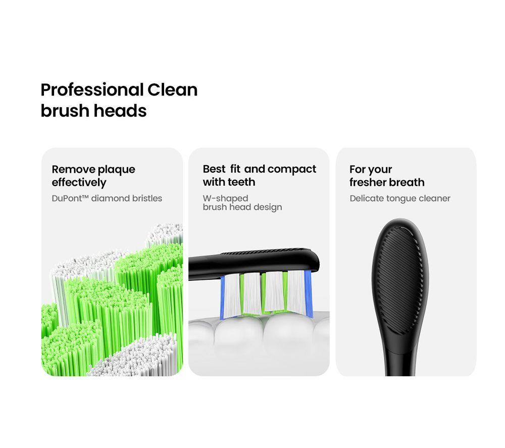OCLEAN X Lite S Electric Toothbrush - Pack of 2, Blue & Grey image number 7 of 10