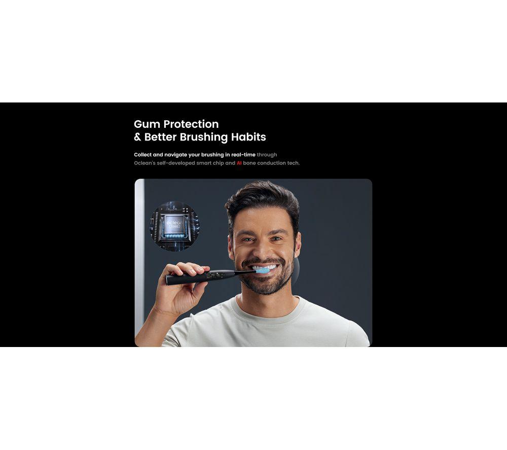 OCLEAN X Ultra 20 Electric Toothbrush - Black image number 6 of 10