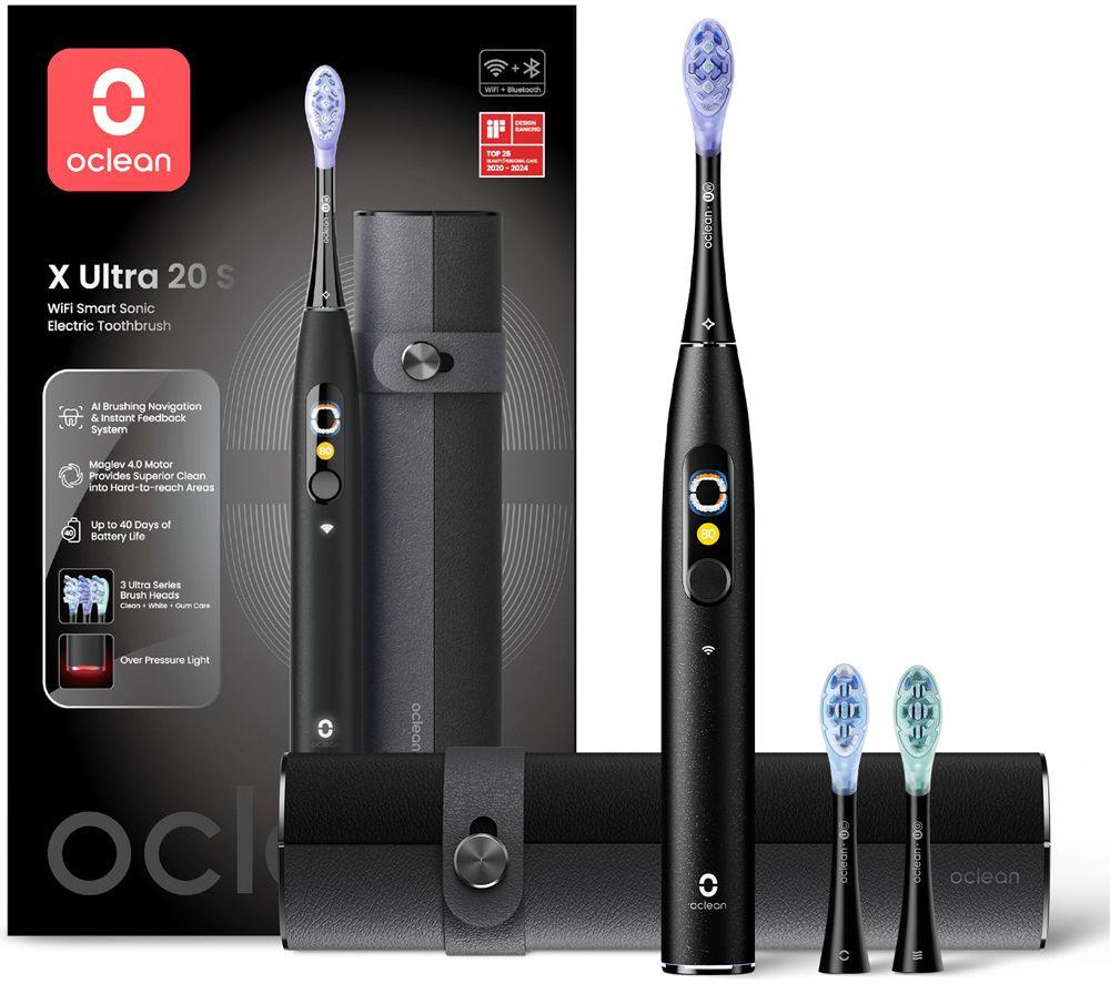 OCLEAN X Ultra 20 Electric Toothbrush - Black image number 10 of 10