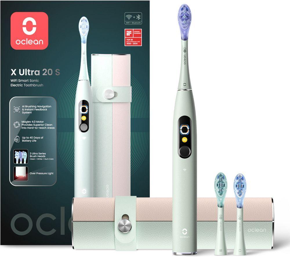 OCLEAN X Ultra 20 Electric Toothbrush - Green image number 2 of 10