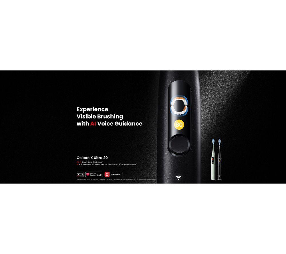 OCLEAN X Ultra 20 Electric Toothbrush - Green image number 10 of 10