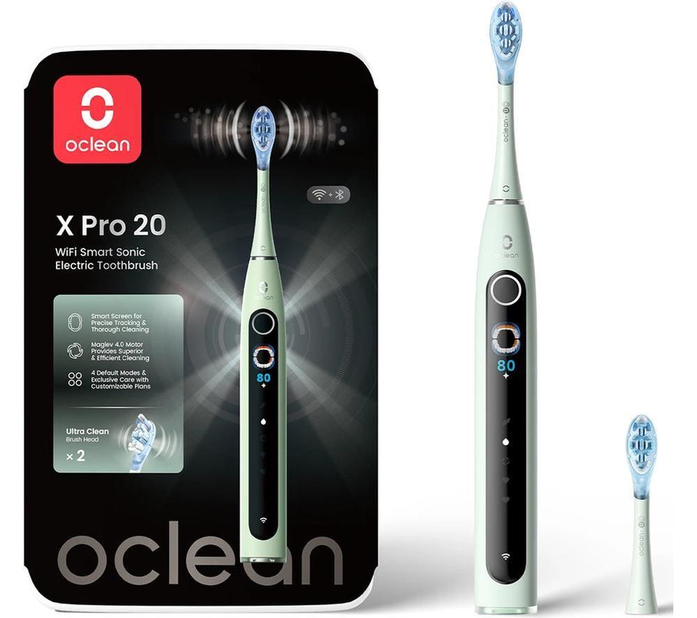 OCLEAN X Pro 20 Electric Toothbrush - Green image number 13 of 14