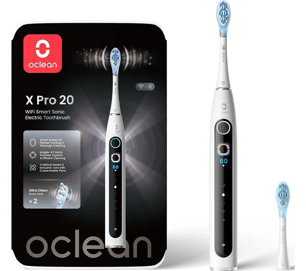 OCLEAN X Pro 20 Electric Toothbrush - White image number 3 of 3