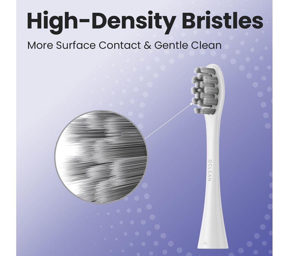 OCLEAN C04000391 Replacement Brush Heads - Pack of 6, White image number 3 of 7