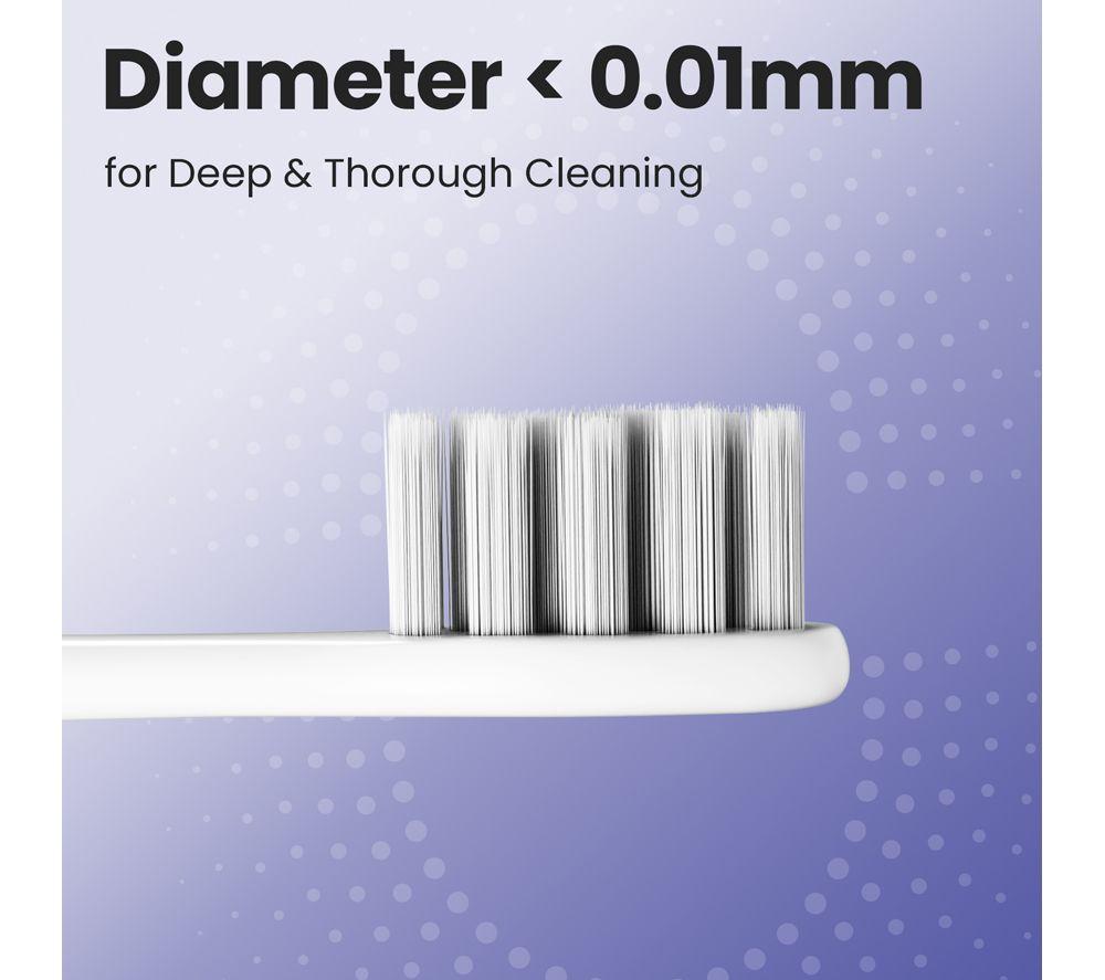 OCLEAN C04000391 Replacement Brush Heads - Pack of 6, White image number 4 of 7