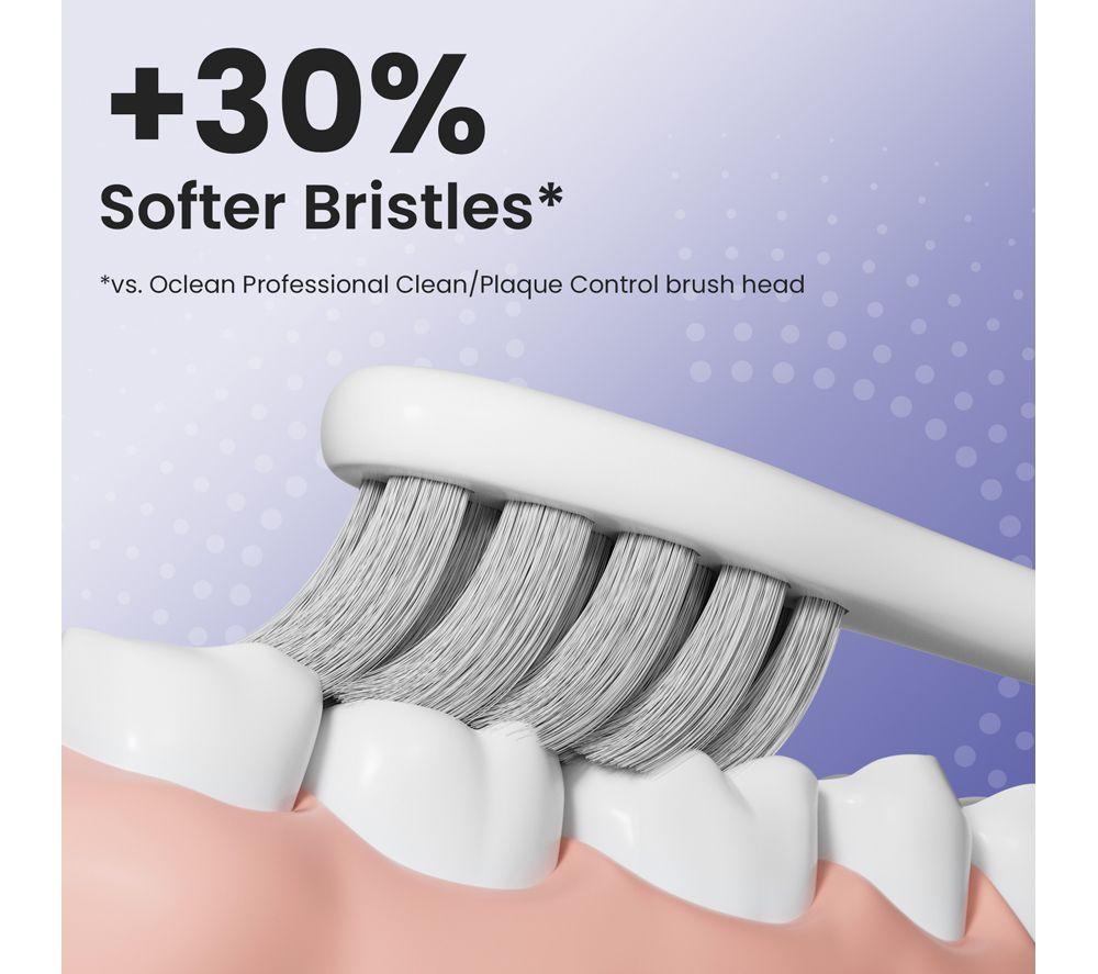 OCLEAN C04000391 Replacement Brush Heads - Pack of 6, White image number 5 of 7