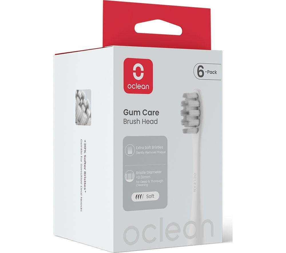OCLEAN C04000391 Replacement Brush Heads - Pack of 6, White image number 7 of 7