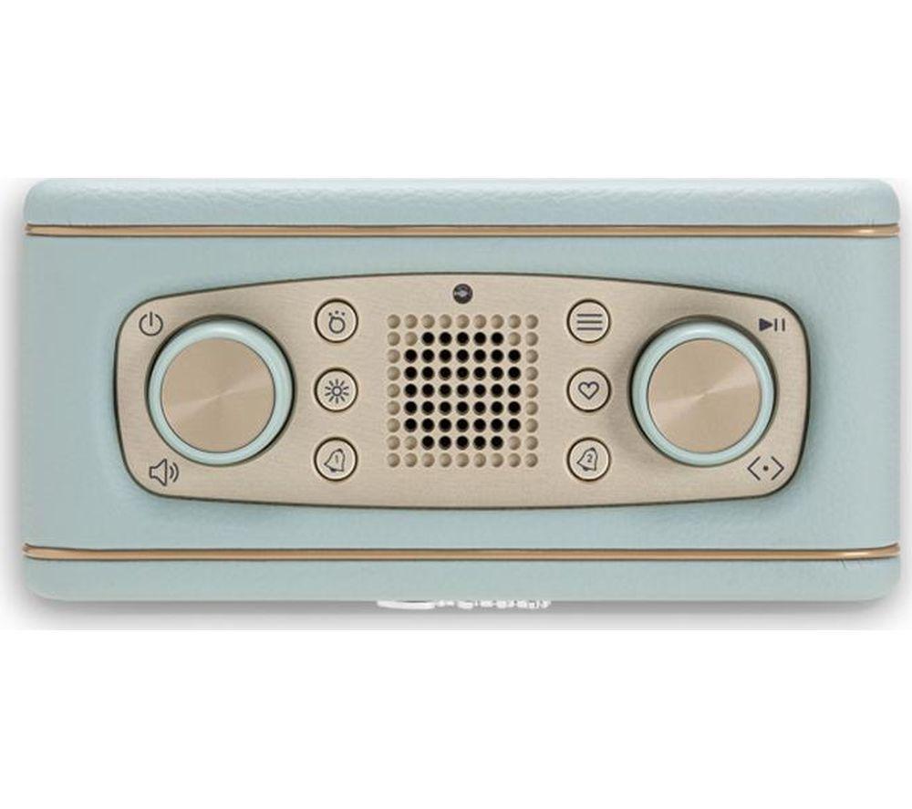 ROBERTS Revival Rest DAB+/FM Bluetooth Retro Clock Radio - Duck Egg image number 3 of 6