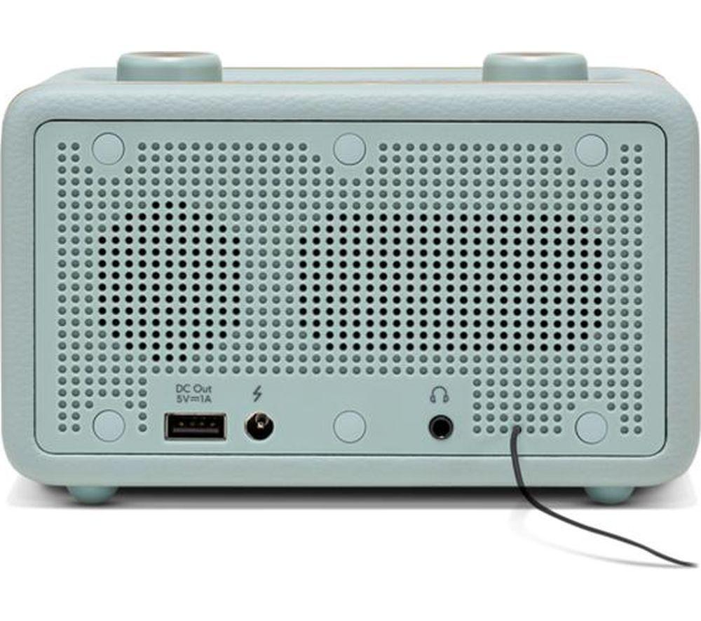 ROBERTS Revival Rest DAB+/FM Bluetooth Retro Clock Radio - Duck Egg image number 4 of 6