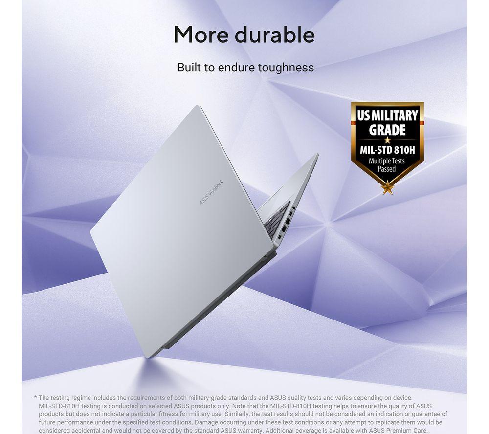 ASUS Vivobook 16 X1607QA 16" Laptop, Copilot+ PC - Snapdragon X, 512 GB SSD, Quiet Blue image number 13 of 14