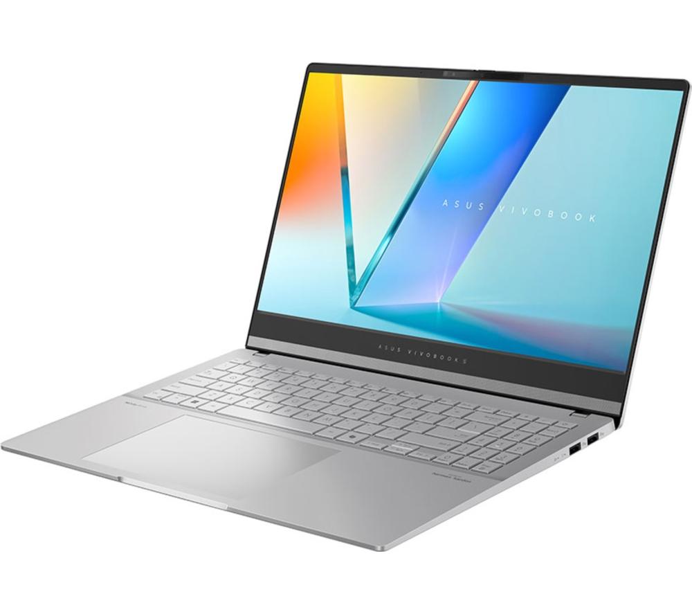 ASUS Vivobook S15 OLED 15.6" Laptop, Copilot+ PC - AMD Ryzen AI 9, 1 TB SSD, Cool Silver image number 5 of 20