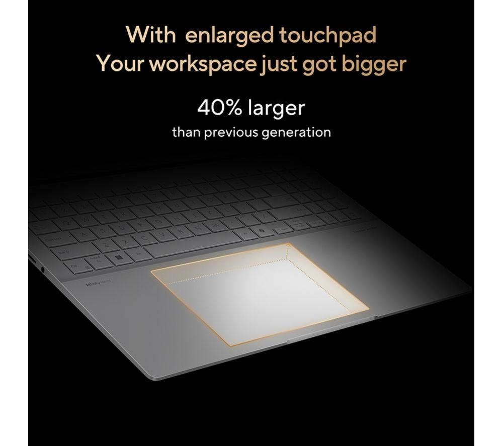 ASUS Vivobook S15 OLED 15.6" Laptop, Copilot+ PC - AMD Ryzen AI 9, 1 TB SSD, Cool Silver image number 16 of 20