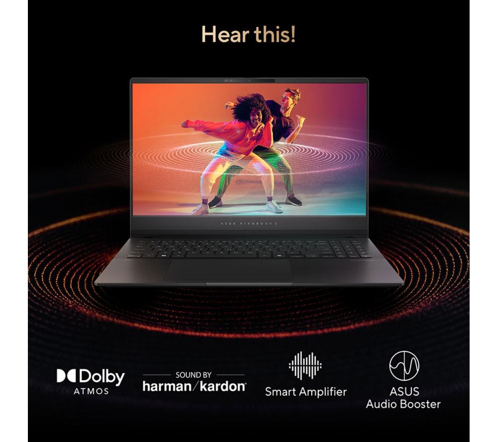 ASUS Vivobook S15 OLED 15.6" Laptop, Copilot+ PC - AMD Ryzen AI 9, 1 TB SSD, Cool Silver image number 19 of 20