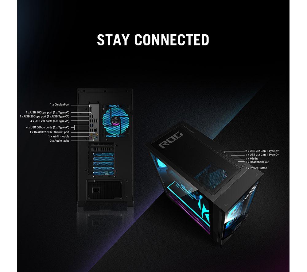 ASUS ROG G700 Gaming PC - Intel&reg; Core&trade; Ultra 7, RTX 5070 PRIME, 1 TB SSD image number 14 of 16