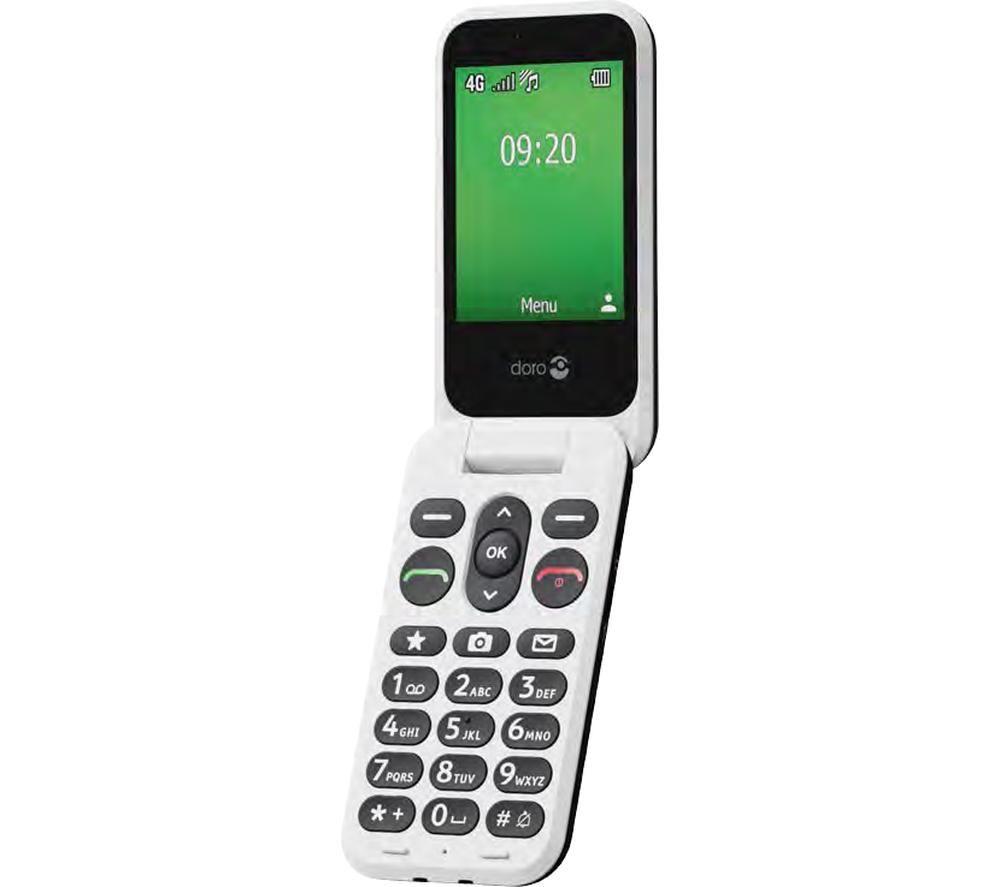 Doro Leva E30 - 128 Mb, Black & White, Black,White