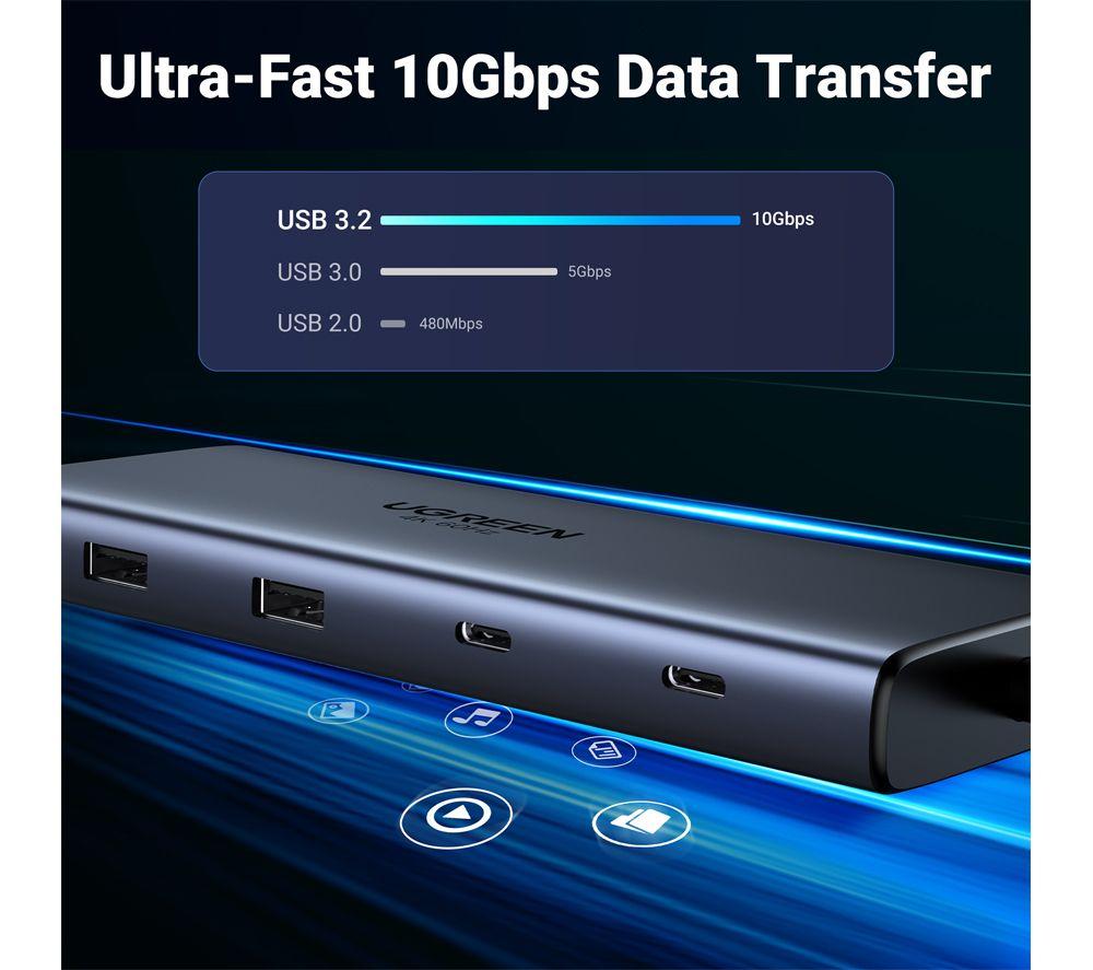 UGREEN Revodok Pro 100 W 10-Port USB Type-C Docking Station image number 3 of 8