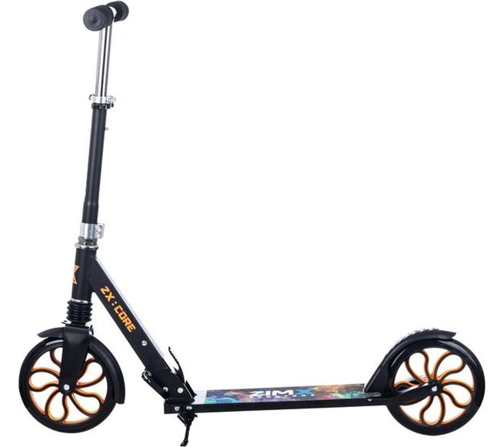 ZIMX ZX Core Lighted Folding Kids Scooter - Orange image number 2 of 6