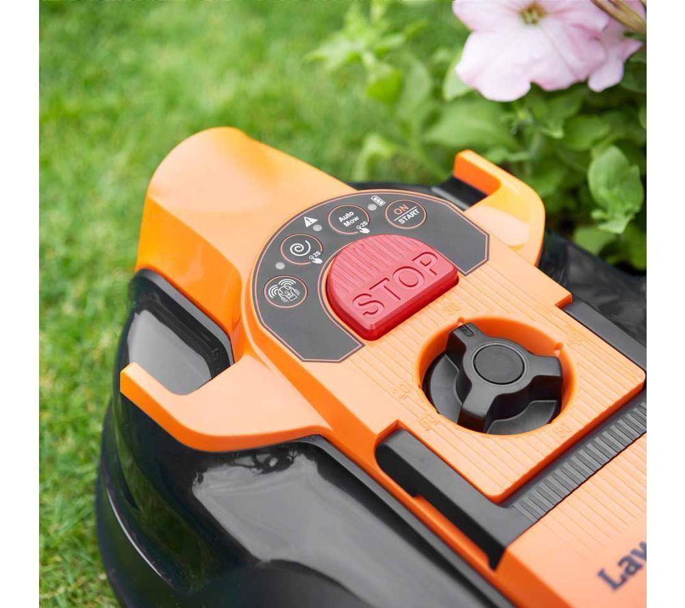 LAWNMASTER OcuMow 16 MX 24V VBRM16-01 Robotic Lawn Mower - Orange & Black image number 7 of 10