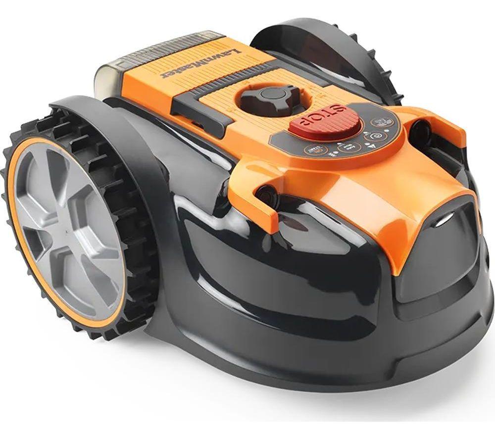 LAWNMASTER OcuMow 16 MX 24V VBRM16 Robotic Lawn Mower & Grass Trimmer - Orange & Black image number 6 of 15