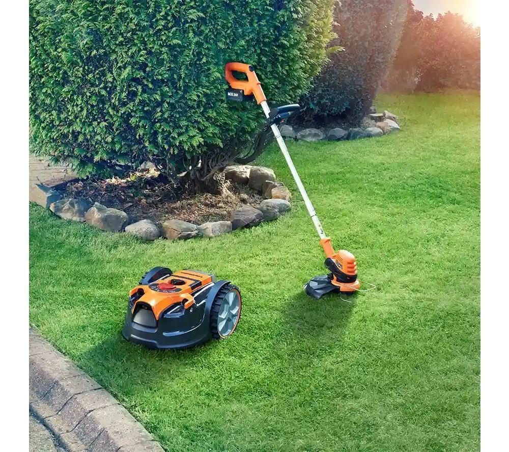LAWNMASTER OcuMow 16 MX 24V VBRM16 Robotic Lawn Mower & Grass Trimmer - Orange & Black image number 9 of 15