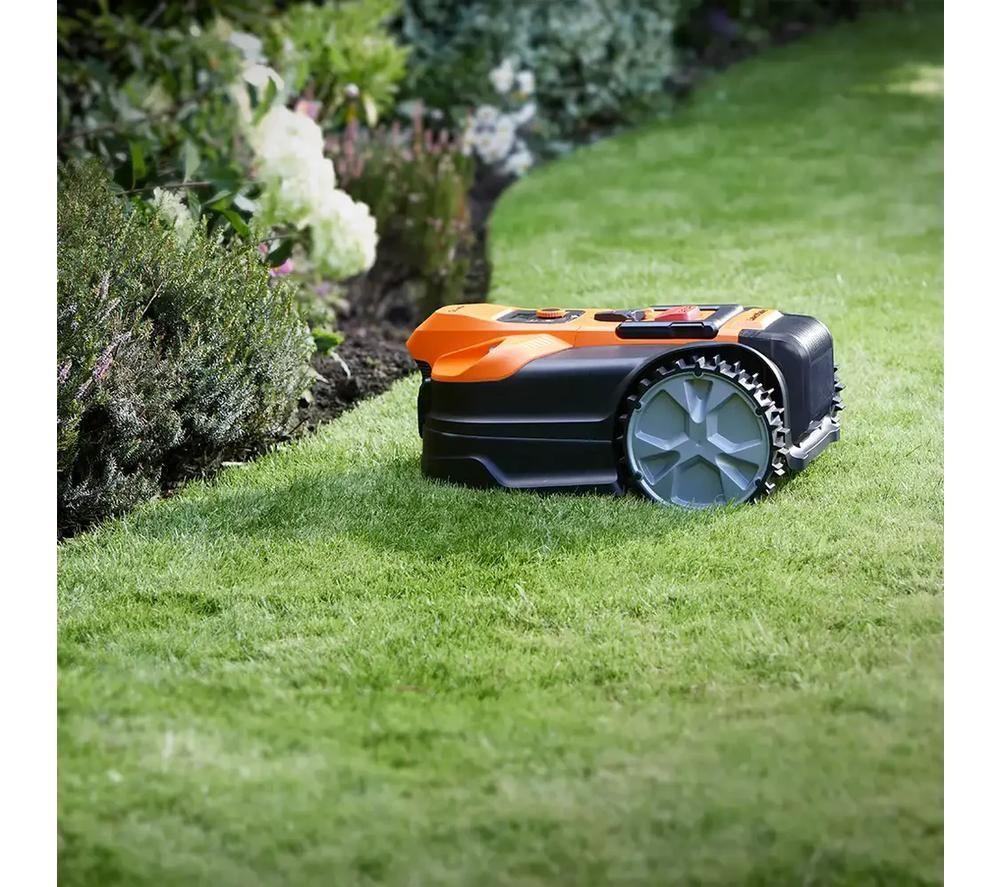 LAWNMASTER OcuMow 18 MX 24V VBRM18AMDR-01 Robotic Lawn Mower - Orange & Black image number 5 of 15
