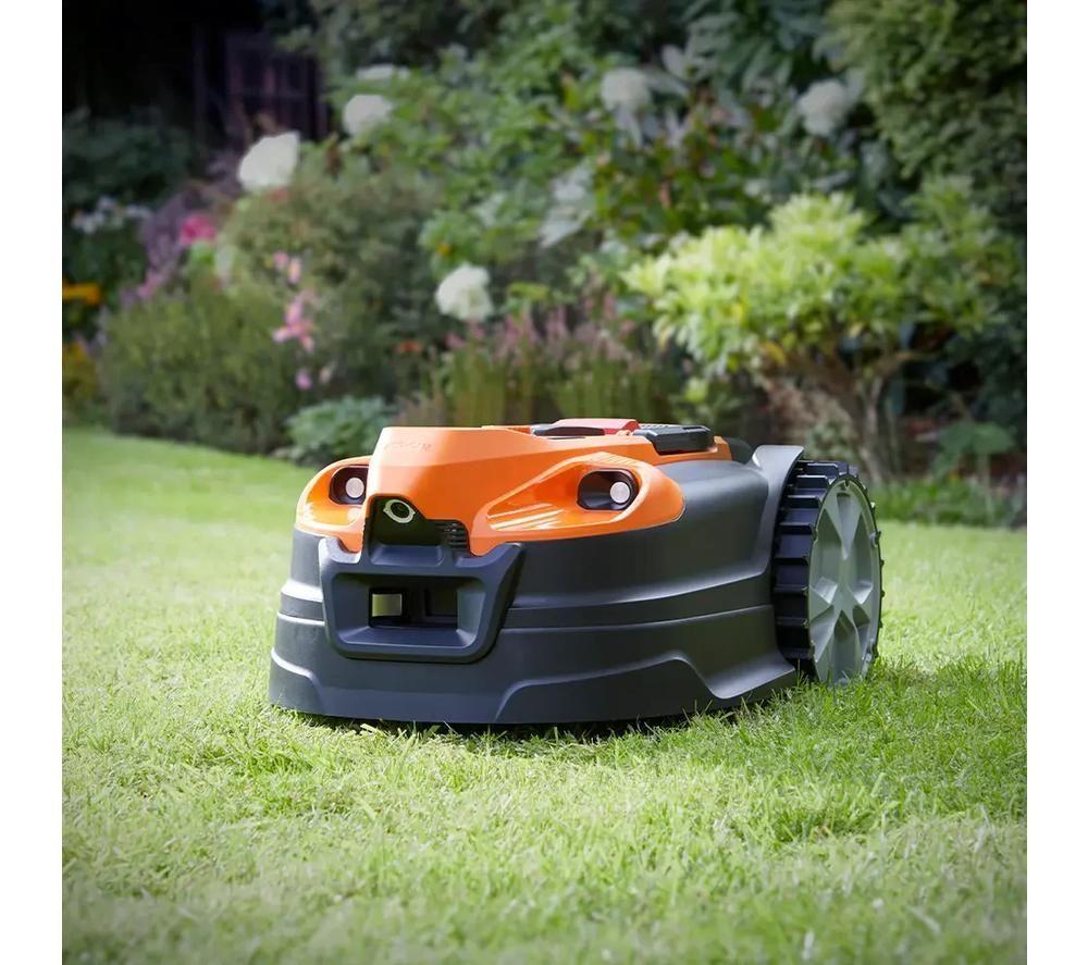 LAWNMASTER OcuMow 18 MX 24V VBRM18AMDR-01 Robotic Lawn Mower - Orange & Black image number 7 of 15