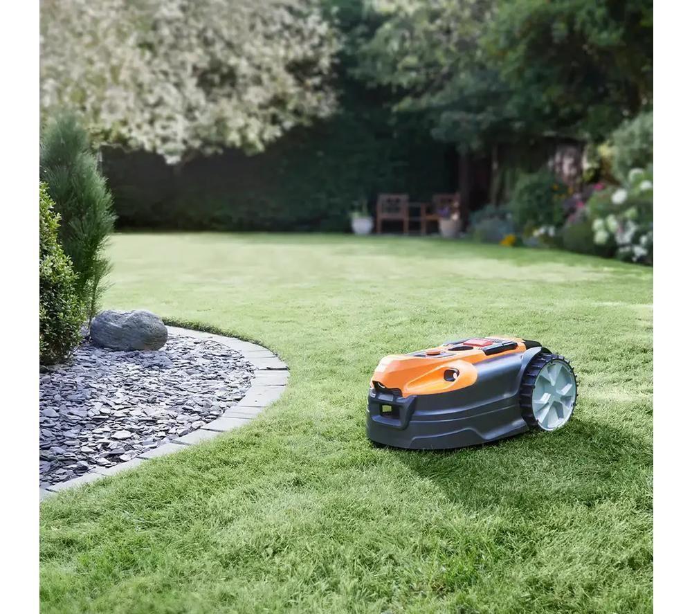 LAWNMASTER OcuMow 18 MX 24V VBRM18AMDR-01 Robotic Lawn Mower - Orange & Black image number 8 of 15