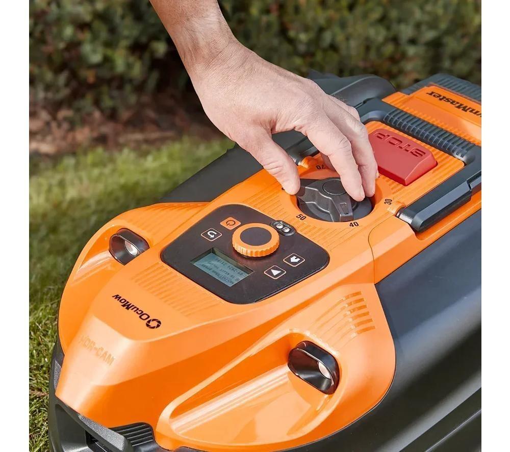 LAWNMASTER OcuMow 18 MX 24V VBRM18AMDR-01 Robotic Lawn Mower - Orange & Black image number 11 of 15