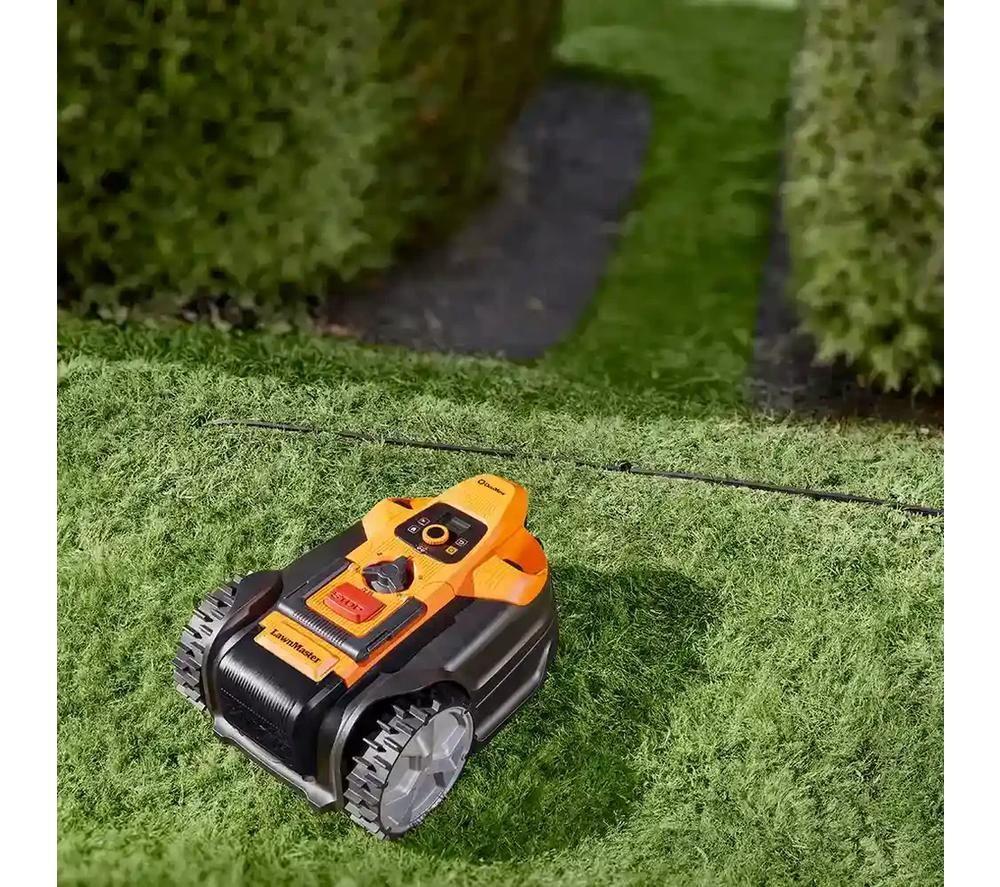 LAWNMASTER OcuMow 18 MX 24V VBRM18AMDR-01 Robotic Lawn Mower - Orange & Black image number 13 of 15