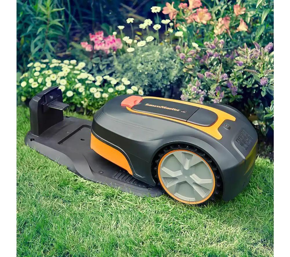 LAWNMASTER L12-01 Robotic Lawn Mower - Black & Orange image number 10 of 13
