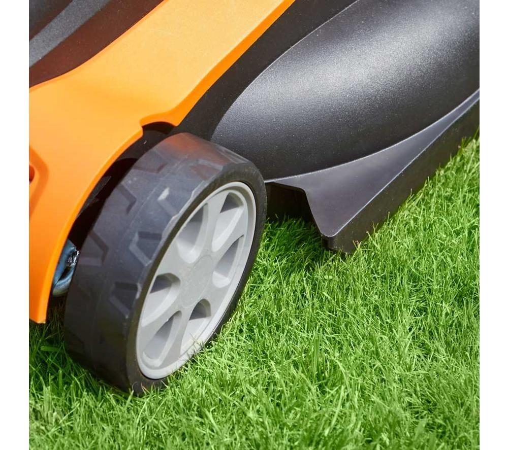 LAWNMASTER CLMF4841E-01 Cordless Rotary Lawn Mower - Orange & Black image number 5 of 14