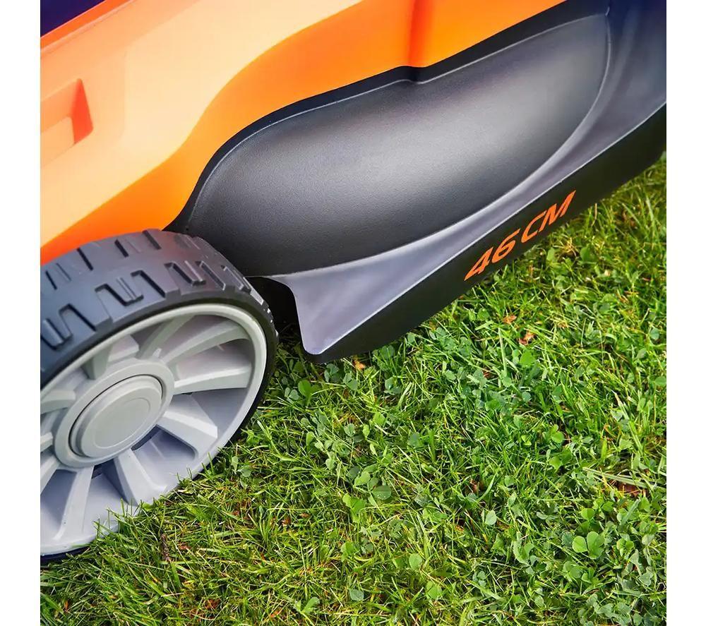 LAWNMASTER CLMF4846A-1-01 Cordless Rotary Lawn Mower - Orange & Black image number 6 of 12
