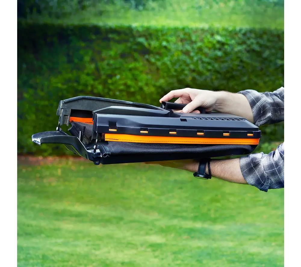 LAWNMASTER CLMF4846A-1-01 Cordless Rotary Lawn Mower - Orange & Black image number 10 of 12