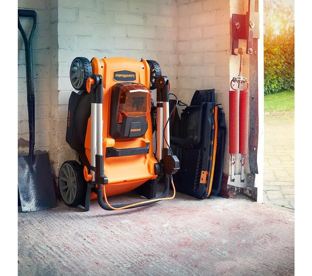 LAWNMASTER CLMF4846A-1-01 Cordless Rotary Lawn Mower - Orange & Black image number 11 of 12