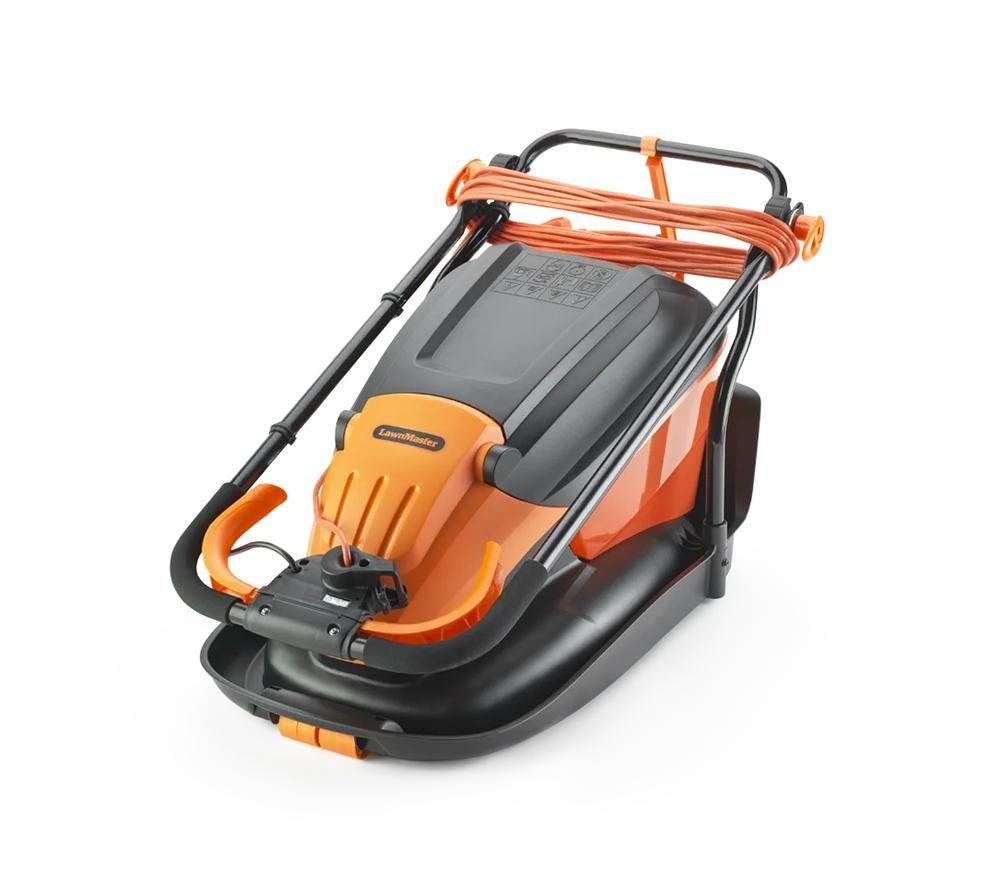 LAWNMASTER MEH1836-01 Corded Hover Lawn Mower - Orange & Black image number 10 of 11