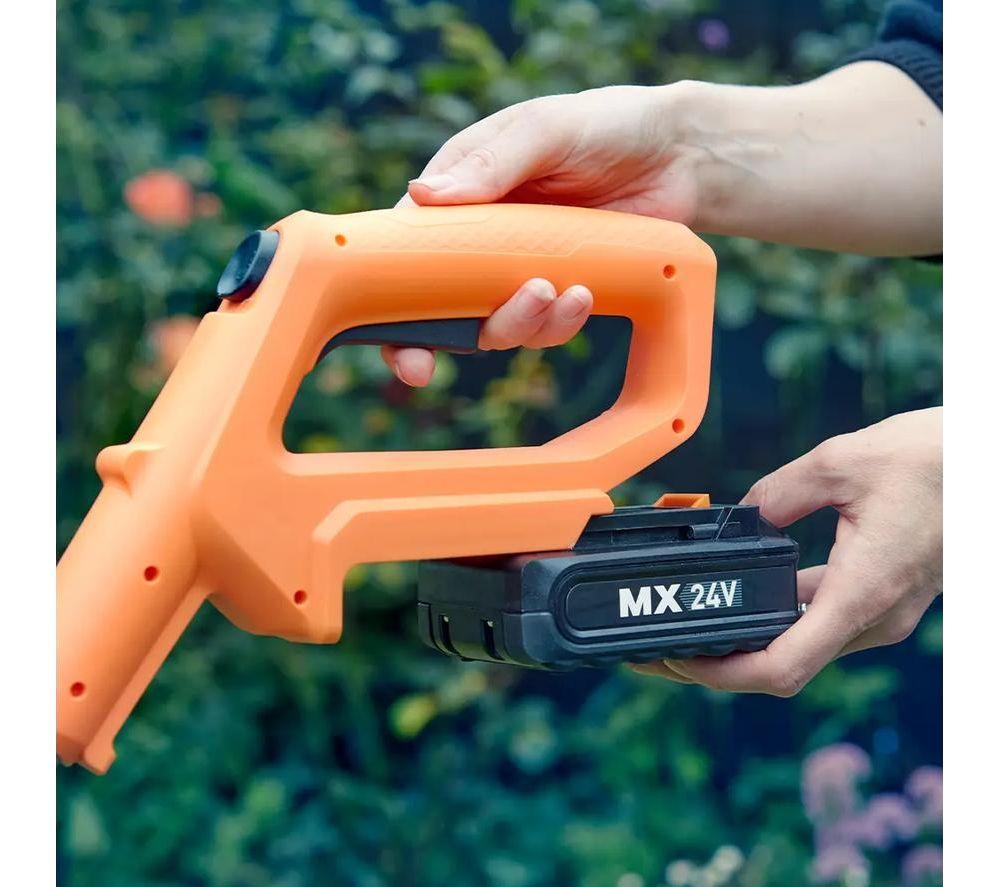 LAWNMASTER MX 24 V Cordless Grass Trimmer - Orange & Black image number 5 of 7